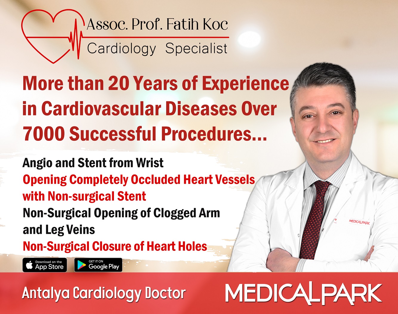 Assoc. Prof. Fatih Koc | Antalya Cardiology Specialist |  Antalya Heart Doctor